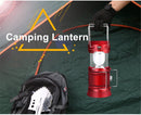 LED Solar lamp Rechargeable + USB Charge Outdoor Camping Hiking Fishing Light