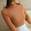 Tops Sweaters 2020  Long Sleeve Turtleneck Pullovers Bamboo Fiber