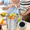 Compost Bin Kitchen Compost Pail Compost Caddy Stainless Steel Kitchen Composter Indoor Countertop Kitchen Recycling Bin Pail