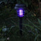 1pc 5 W Solar Powered Purple 3.7 V 1 LED Beads