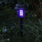 1pc 5 W Solar Powered Purple 3.7 V 1 LED Beads