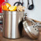 Compost Bin Kitchen Compost Pail Compost Caddy Stainless Steel Kitchen Composter Indoor Countertop Kitchen Recycling Bin Pail