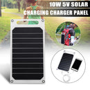 5 V 10 W DIY Solar Panel Slim Light USB Charger Charging Portable Power Bank