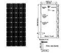 Solar Panel 100w 200w  18V 12V 24V Light weight  Glass Temper Solar Panel Mono crystalline cells solar battery charger