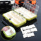 20CM Fishing Tackle Box 28 Grids Compartments 4Color Fish Lure Line Hook Fishing Tackle Fishing Accessories Box