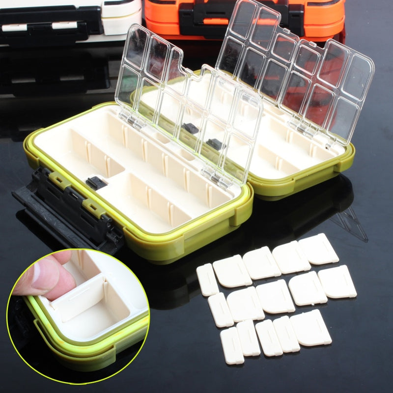 20CM Fishing Tackle Box 28 Grids Compartments 4Color Fish Lure Line Hook Fishing Tackle Fishing Accessories Box