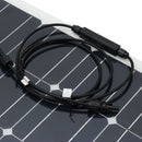 200 w Solar system 2 pcs flexible solar panel 100 w 1 set solar controller and solar cable DIY kit for 12v battery