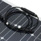 200 w Solar system 2 pcs flexible solar panel 100 w 1 set solar controller and solar cable DIY kit for 12v battery