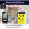 AM/FM Bluetooth Solar Hand Crank Dynamo Outdoor Radio With Speaker Emergency Receiver Mobile Power Supply Flashlight