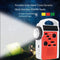 AM/FM Bluetooth Solar Hand Crank Dynamo Outdoor Radio With Speaker Emergency Receiver Mobile Power Supply Flashlight