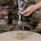 Mini-well water filter system with 2000 Liters filtration capacity .