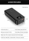 Power Bank 30000 mAh TypeC Micro USB Fast Charging Powerbank LED Display