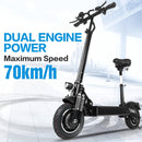 Electric scooter adult 52 V /2000 W 10 inch road tire folding electric scooter double motor electric motorcycle
