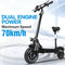 Electric scooter adult 52 V /2000 W 10 inch road tire folding electric scooter double motor electric motorcycle