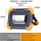 Work Lamp 100 watts LED Portable Lantern Waterproof 4-Mode Emergency Portable Spotlight Rechargeable Floodlight for Camping Light
