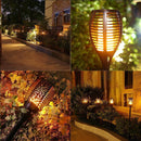 72 LED Flame Solar Torch Lights  Dancing Flickering  Waterproof Solar Torch Light Garden