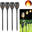 72 LED Flame Solar Torch Lights  Dancing Flickering  Waterproof Solar Torch Light Garden