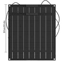 1pcs 50W Flexible solar panel 12V mono crystalline solar cell  solar panel cell system kit for marine, RV,