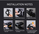 20000 Lumen Bicycle Light USB Rechargeable  Waterproof LED Headlight as Power Bank Bike Accessories
