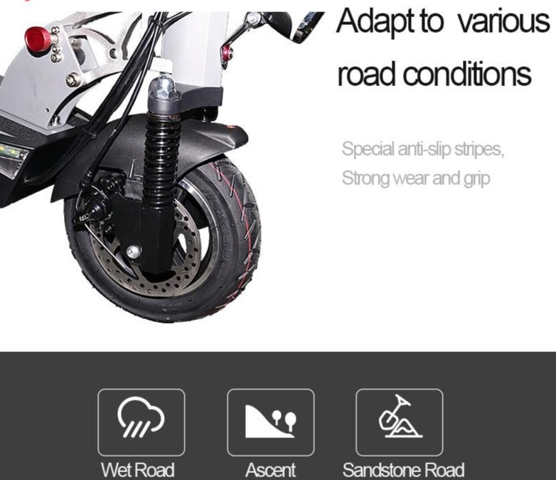 48 V 500 W Electric Scooter  100 km Distance  Foldable Kick e scooter Electric Skateboard Bike