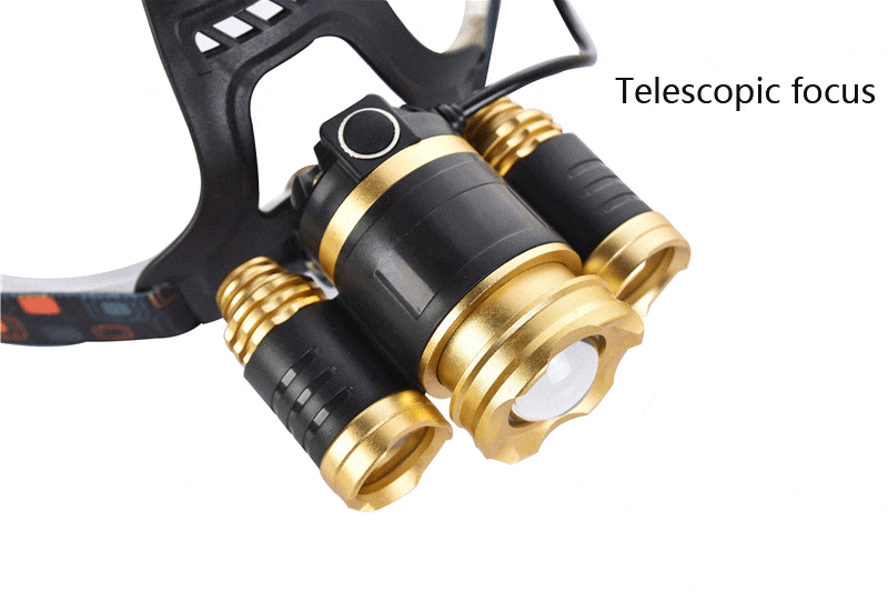 LED T6 Headlamp Head Lamp Fishing hunting lighting bicycle Light Flashlight Torch Lantern