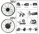 Electric bike Conversion Kit Bluetooth 36V 48V 250W 350W 500W 1000W 1500W 20-29inch EBike Front Rear Bicycle hub Motor Wheel