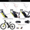 48V 750W BBS02B Mid Drive Motor Electric Bike Conversion Kit with Lock 12Ah/17.5Ah Bicycle Battery built in Samsung Cell