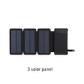 Solar panel charger mobile power waterproof power supply dual USB  portable folding