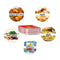 1PC Food Preservation Tray Reusable Plastic Food Fresh Storage Container Refrigerator Microwave Kitchen Cover