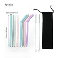 Eco food grade silicone reusable straw FDA certification