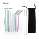 Eco food grade silicone reusable straw FDA certification