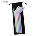 Eco food grade silicone reusable straw FDA certification