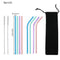 Eco food grade silicone reusable straw FDA certification