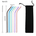 Eco food grade silicone reusable straw FDA certification