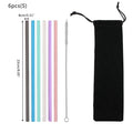 Eco food grade silicone reusable straw FDA certification