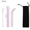 Eco food grade silicone reusable straw FDA certification