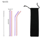 Eco food grade silicone reusable straw FDA certification