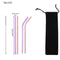 Eco food grade silicone reusable straw FDA certification