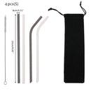 Eco food grade silicone reusable straw FDA certification