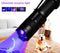 Mini Zoomable 3 Modes Scorpion UV LED Flashlight Ultraviolet Torch Money Detector Pet Urine Stains Detecto