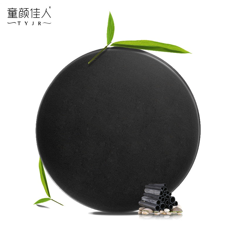 New Bamboo Charcoal Handmade Soap  Acne Treatment Removal Pimple Pore Cleaner