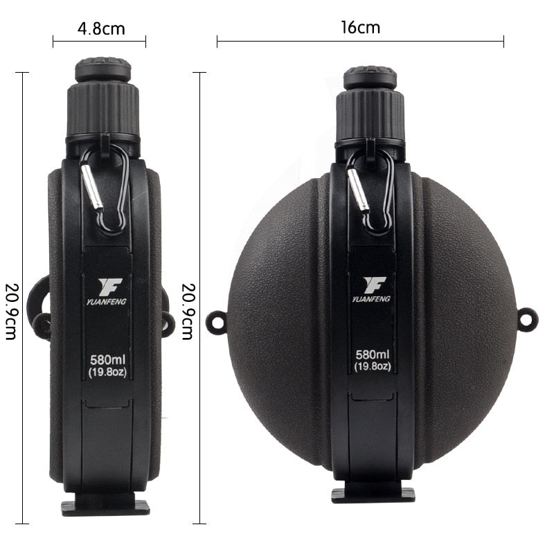 580ml Collapsible Military Water Bottle