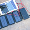 Solar Panel Charger Mobile Power 10000mAh Mobile Phone Battery Dual USB Port Outdoor Portable Folding Waterproof Power Supply