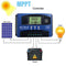 Solar MPPT 100A 60A 50A 40A 30A Charge Controller Dual USB Solar panel charger regulator with load.