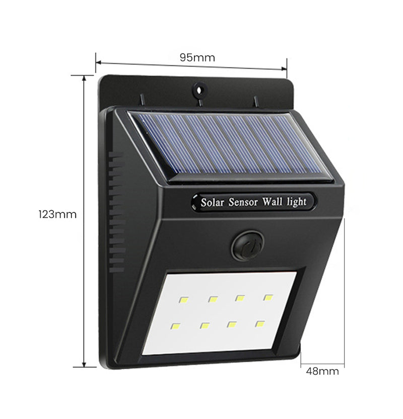 Solar Powered Wall 30 LED Outdoor  Waterproof light with PIR Motion Sensor