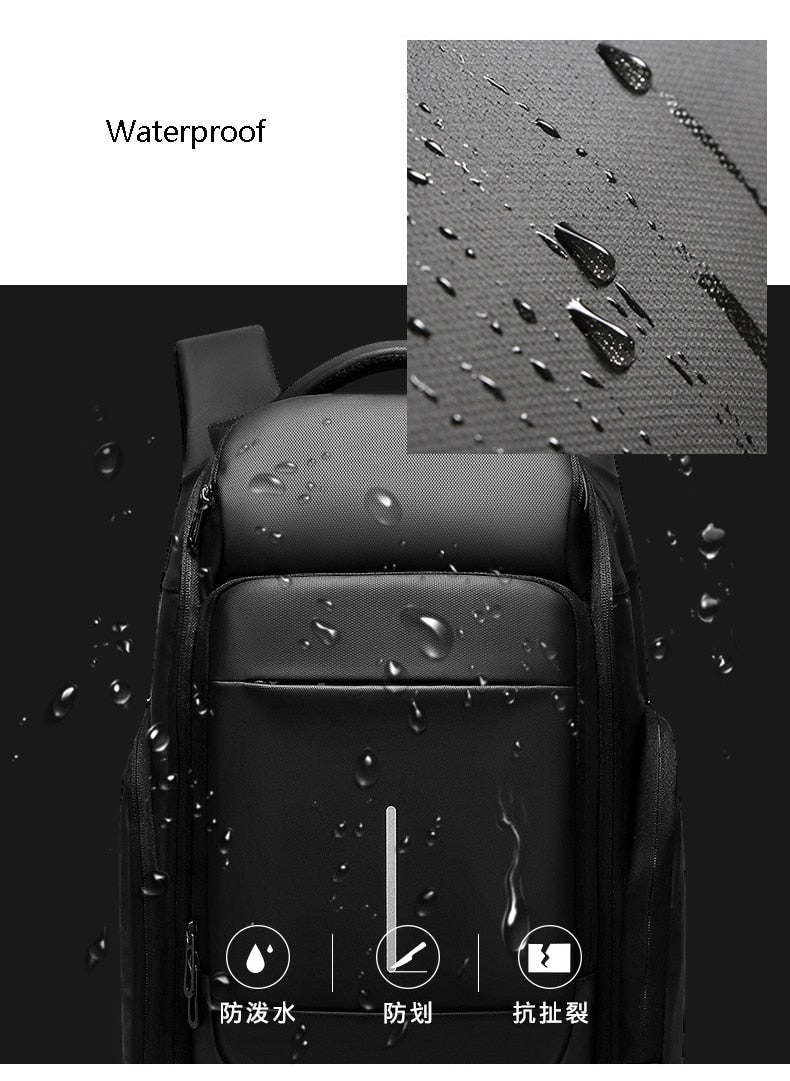 Waterproof Laptop Backpack 15.6 15 16 inch men Large Backpack Outdoor Travel Multi-function
