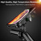 Mobile Phone Holder Motorcycle Smartphone for  Motorbike Handlebar Mount with Wireless Charger