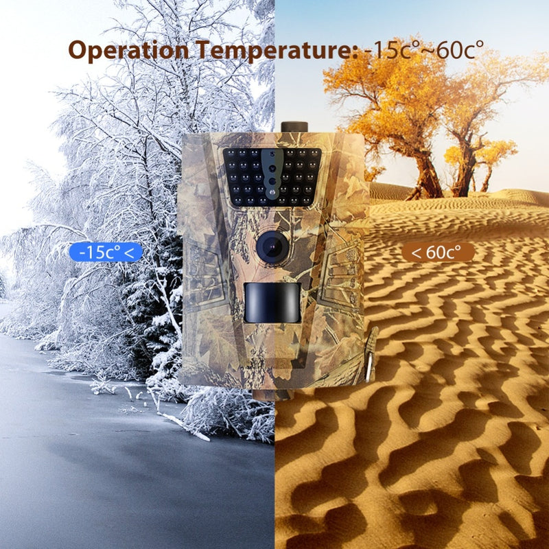 Trail Hunting Camera  Wild Surveillance 12MP 1080P HT001B  Night Version  Wildlife Scouting Cameras Photo Traps Track