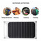 5 V 10 W DIY Solar Panel Slim Light USB Charger Charging Portable Power Bank