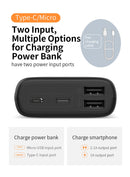 10000mAh Power Bank With Double USB Port Powerbank External Battery Pack  For iPhone